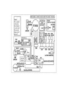 Wiring Diagram Diagram and Parts List for CAD704DWL11  Frigidaire Dehumidifier