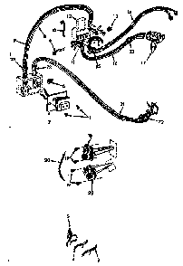 Control assembly Diagram and Parts List for 86776571  Frigidaire Furnace