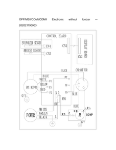 Wiring Diagram Diagram and Parts List for 25370121013  Kenmore Air Conditioner