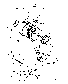 Motor/tub Diagram and Parts List for 41741942711  Kenmore Washer