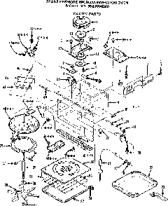 Part Location Diagram of 11500 Maytag Waveguide