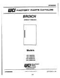 COVER Diagram and Parts List for UFL1950CW2  Frigidaire Freezer