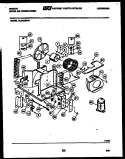 ELECTRICAL AND AIR HANDLING PARTS Diagram and Parts List for AL06A5EVA  Gibson Air Conditioner