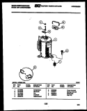 COMPRESSOR PARTS Diagram and Parts List for AC053L7A2  Frigidaire Air Conditioner