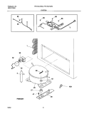 SYSTEM Diagram and Parts List for FFC13C7AW2  Frigidaire Freezer