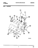 CONSOLE & CONTROLS Diagram and Parts List for GWS645RBS0  Gibson Washer