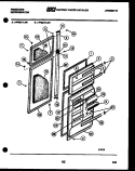 DOOR PARTS Diagram and Parts List for FPS21TLH0  Frigidaire Refrigerator