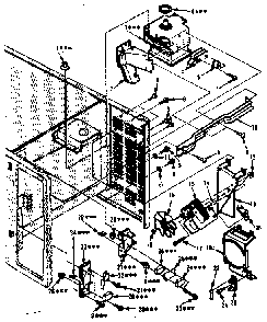 Switches And Microwave Parts Diagram and Parts List for 5648778621  Kenmore Microwave