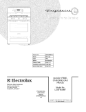 COVER Diagram and Parts List for LEGFM389FEA  Frigidaire Range