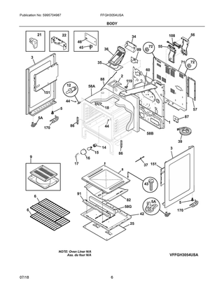 Part Location Diagram of 5304514173 Frigidaire DUCT