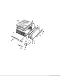 BROILER DRAWER Diagram and Parts List for GF600HXW1  Frigidaire Wall Oven