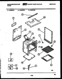 BODY PARTS Diagram and Parts List for GF600ND4  Frigidaire Range