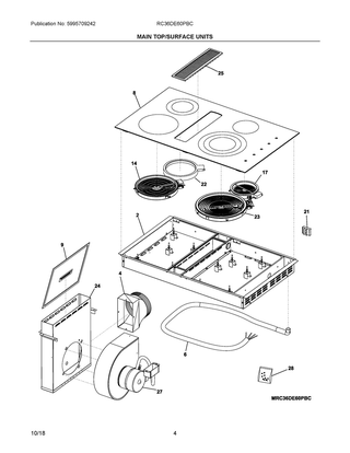 Part Location Diagram of 5304519994 Frigidaire HARNESS