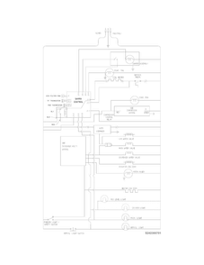 Wiring Schematic Diagram and Parts List for FFSS2614QE5A  Frigidaire Refrigerator