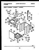 CABINET PARTS Diagram and Parts List for LA490AXD1  Frigidaire Washer