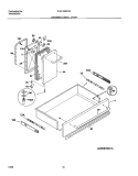 DRAWER / SMALL DOOR Diagram and Parts List for PLEF489CCB  Frigidaire Range
