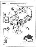 BODY Diagram and Parts List for FGF334BGDG  Frigidaire Range