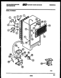 SYSTEM AND AUTOMATIC DEFROST PARTS Diagram and Parts List for RT197MCV1  Frigidaire Refrigerator
