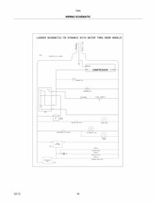 Wiring Schematic Diagram and Parts List for 25378899012  Kenmore Refrigerator