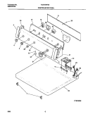 P16C0026 CONTROL PANEL Diagram and Parts List for FDE7976FS1  Frigidaire Dryer