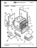 BODY PARTS Diagram and Parts List for 37-0007-00-06  Tappan Range