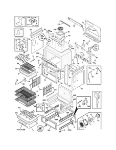 Body Diagram and Parts List for EW30DS75KS4  Electrolux Range