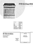 COVER Diagram and Parts List for FPGS3085KFB  Frigidaire Range