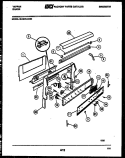BACKGUARD Diagram and Parts List for 30-3979-00-02  Tappan Range