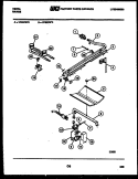 BURNER PARTS Diagram and Parts List for VP30CW3  Tappan Range