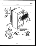 SYSTEM AND AUTOMATIC DEFROST PARTS Diagram and Parts List for FPES21TIRW1  Frigidaire Refrigerator