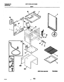 BODY Diagram and Parts List for MGF322BBWB  Frigidaire Range