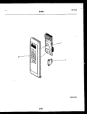CONTROL PANEL Diagram and Parts List for 56-5462-10-01  Tappan Microwave