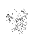 BURNERS, IGNITORS, CONTROLS Diagram and Parts List for G24PCL0  Frigidaire Wall Oven