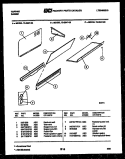 SPLASHER CONTROL Diagram and Parts List for 72-2547-66-04  Tappan Range
