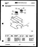 BROILER PARTS Diagram and Parts List for REM638BDW4  Frigidaire Range