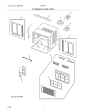 RECOMMENDED SPARE PARTS Diagram and Parts List for FAA062P7AA  Frigidaire Air Conditioner