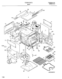 BODY Diagram and Parts List for FES355CCBF  Frigidaire Range