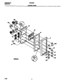 CONTROL PANEL Diagram and Parts List for TEO356BFDA  Tappan Range