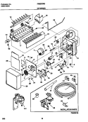ICE MAKER Diagram and Parts List for FRS22ZRGB3  Frigidaire Refrigerator