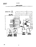 WIRING DIAGRAM Diagram and Parts List for FAL123H1A1  Frigidaire Air Conditioner