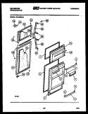 DOOR PARTS Diagram and Parts List for TSI180EN1F  Kelvinator Refrigerator