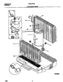 COMPRESSOR PARTS Diagram and Parts List for FAB067W7B2  Frigidaire Air Conditioner
