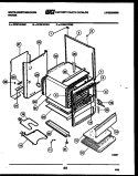 BODY PARTS Diagram and Parts List for KF201KDW0  Frigidaire Range