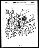 ELECTRICAL AND AIR HANDLING PARTS Diagram and Parts List for AK18E6RTBA  Gibson Air Conditioner