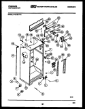 CABINET PARTS Diagram and Parts List for FPCI19TFL1  Frigidaire Refrigerator