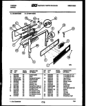 BACKGUARD Diagram and Parts List for 30-3649-00-05  Tappan Range