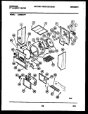 CABINET AND COMPONENT PARTS Diagram and Parts List for LCE852LW1  Frigidaire Washer Dryer Combo
