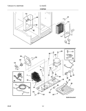 SYSTEM Diagram and Parts List for GLHS38EESB5  Frigidaire Refrigerator