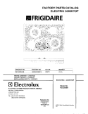 COVER Diagram and Parts List for FEC30S8HSB  Frigidaire Cooktop