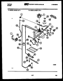 BURNER, MANIFOLD AND GAS CONTROL Diagram and Parts List for 32-2227-00-01  Tappan Range
